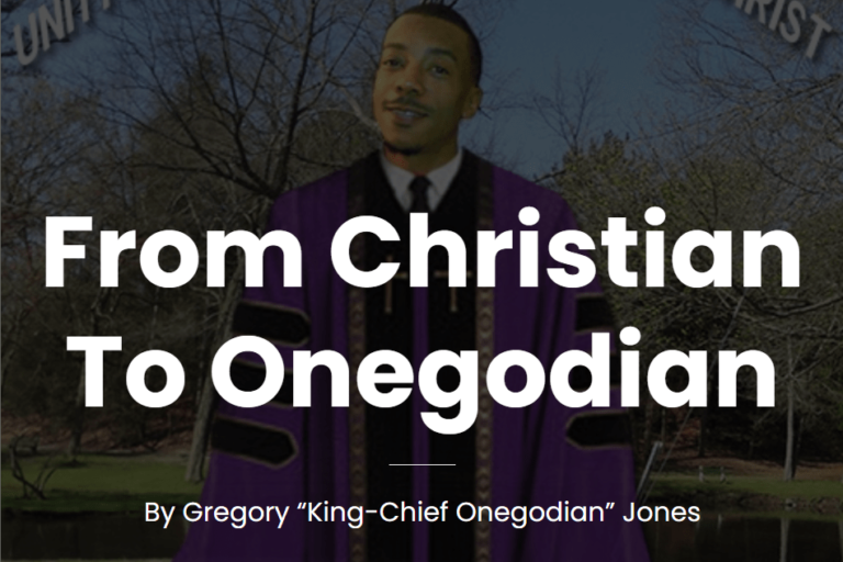 Introducing From Christian To Onegodian