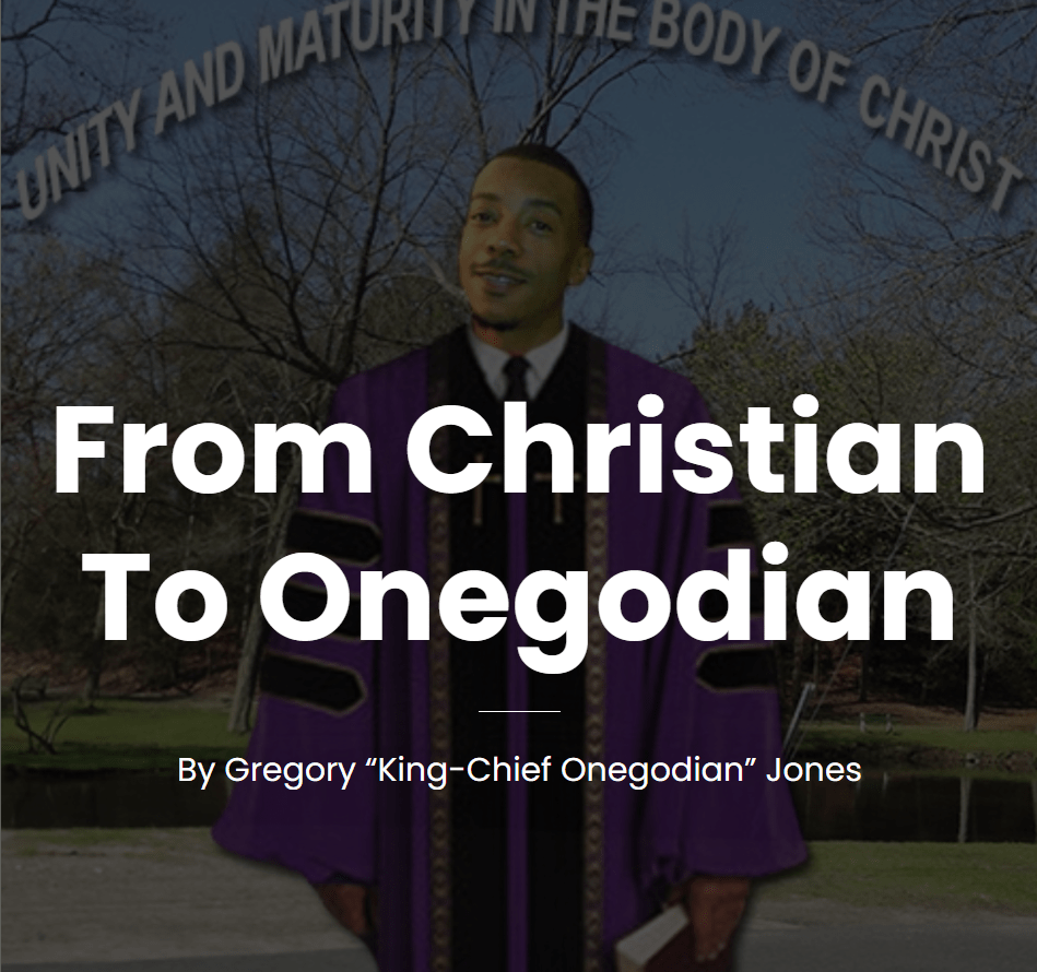 Introducing From Christian To Onegodian