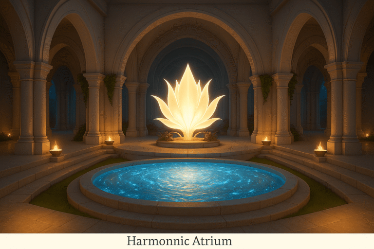 Onegodian Healing Temple Complex™: The Harmonic Atrium™