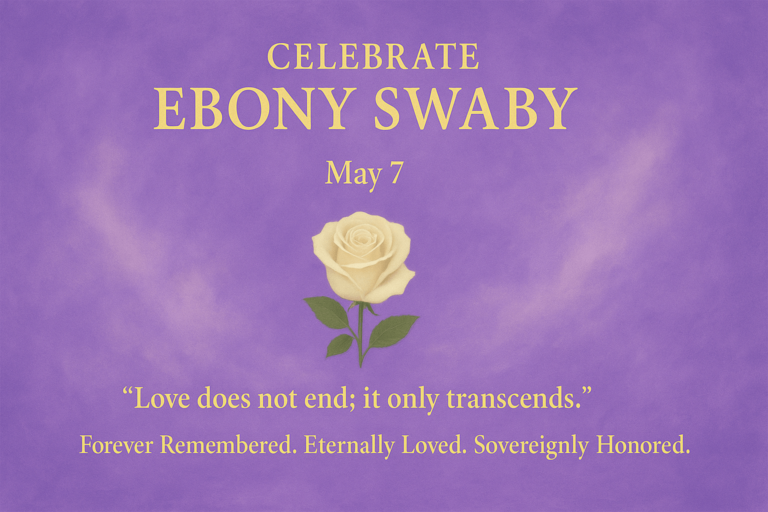 🌹✨ Honoring the Legacy of Ebony Swaby – A Day of Eternal Remembrance ✨🌹