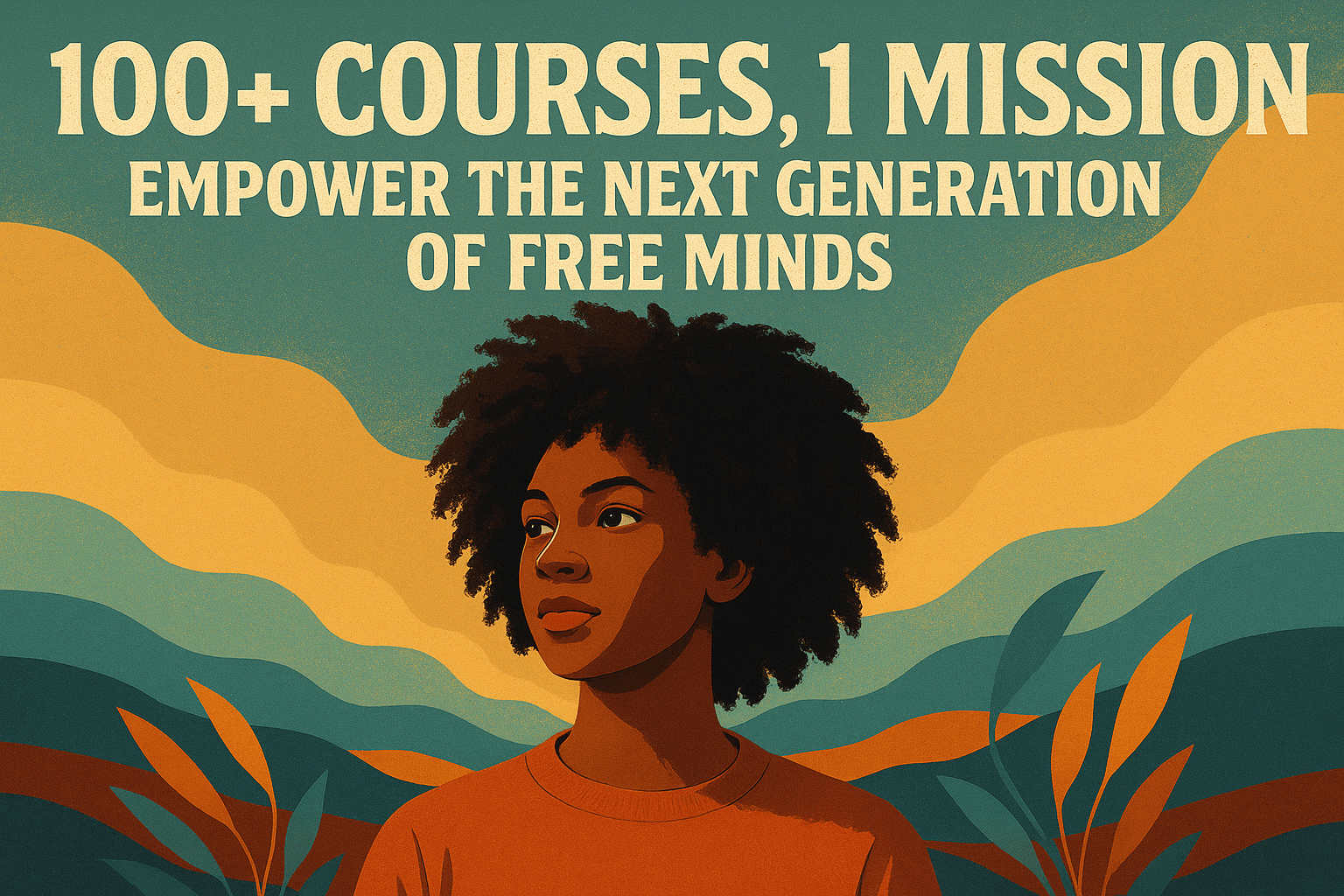 🧠 100+ Courses, 1 Mission: Empower the Next Generation of Free Minds