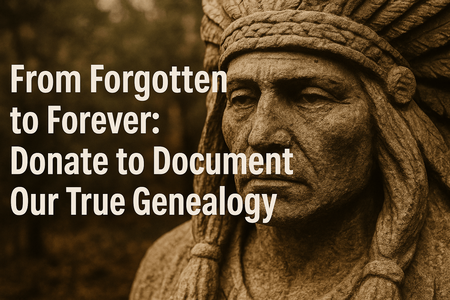 From Forgotten to Forever: Donate to Document Our True Genealogy
