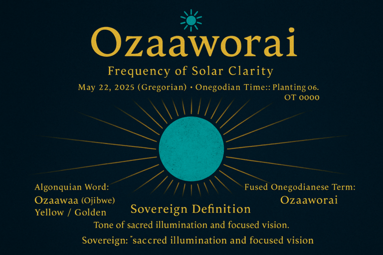 🌞 Ozaaworai: Frequency of Solar Clarity