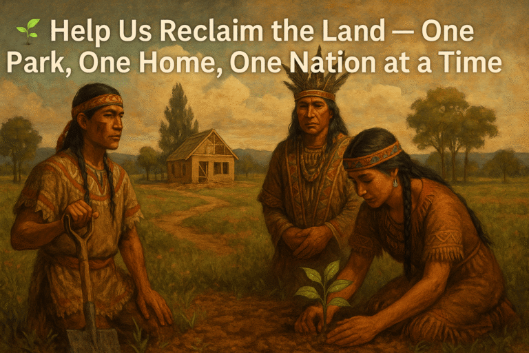 🌱 Help Us Reclaim the Land — One Park, One Home, One Nation at a Time