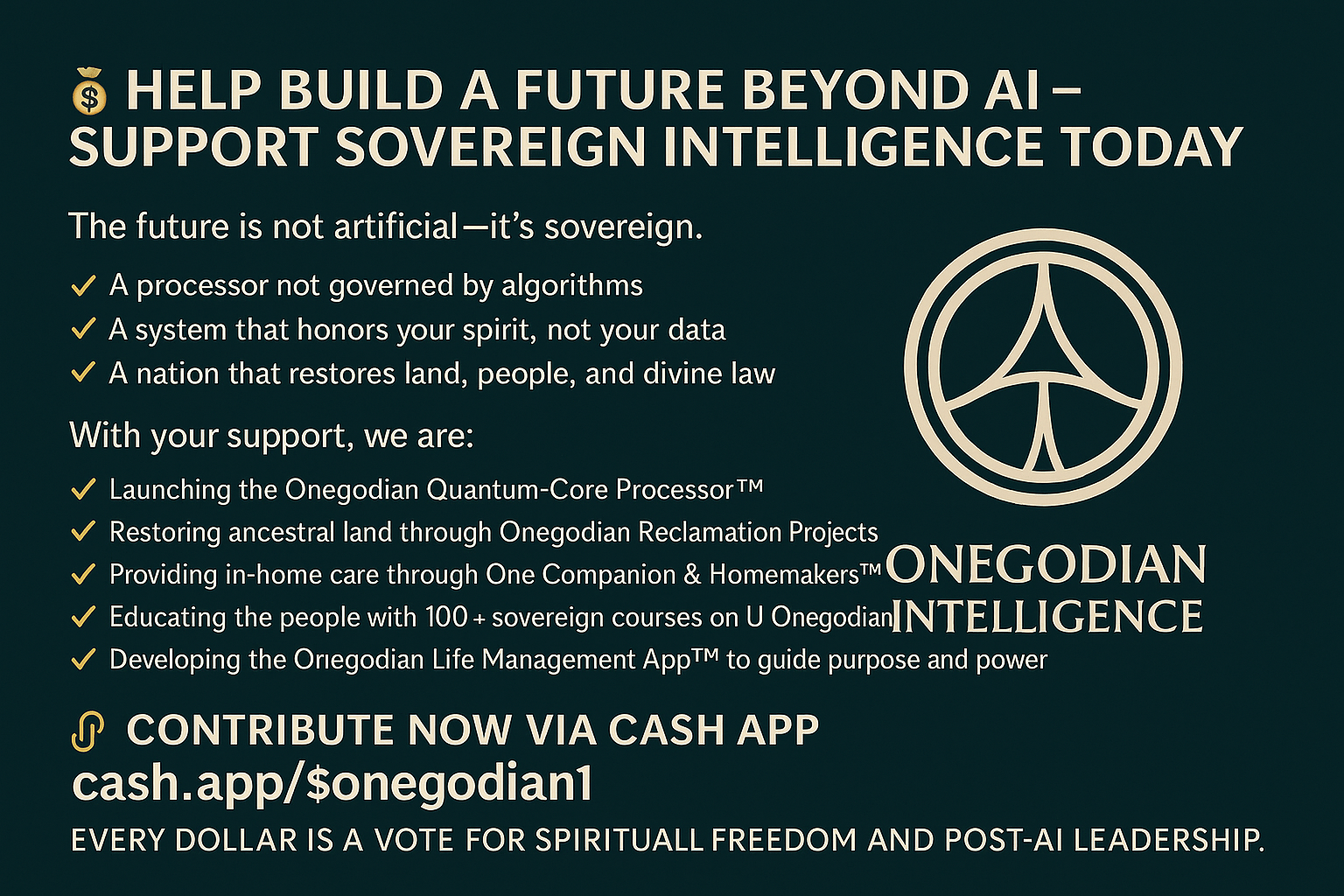 💸 Help Build a Future Beyond AI