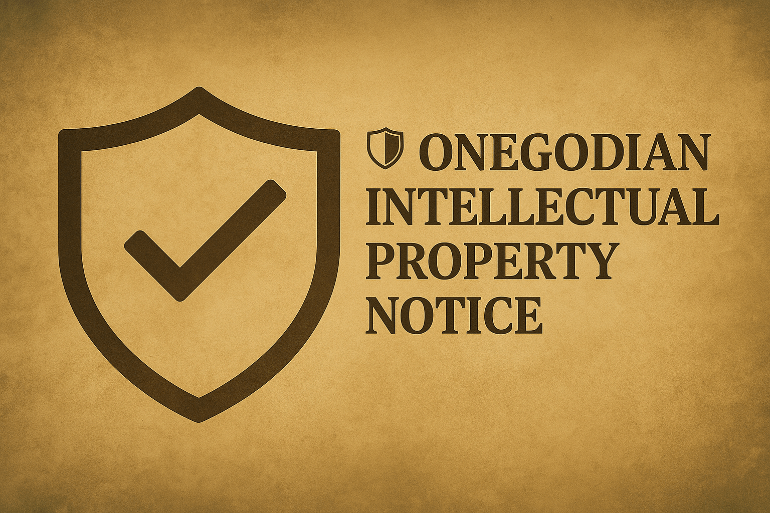 🛡️ Onegodian Intellectual Property Notice