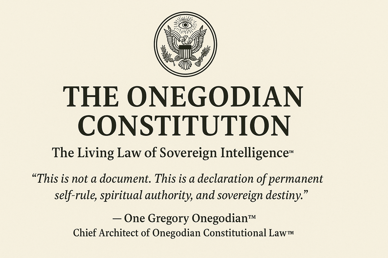 Onegodian Is A Public Administration