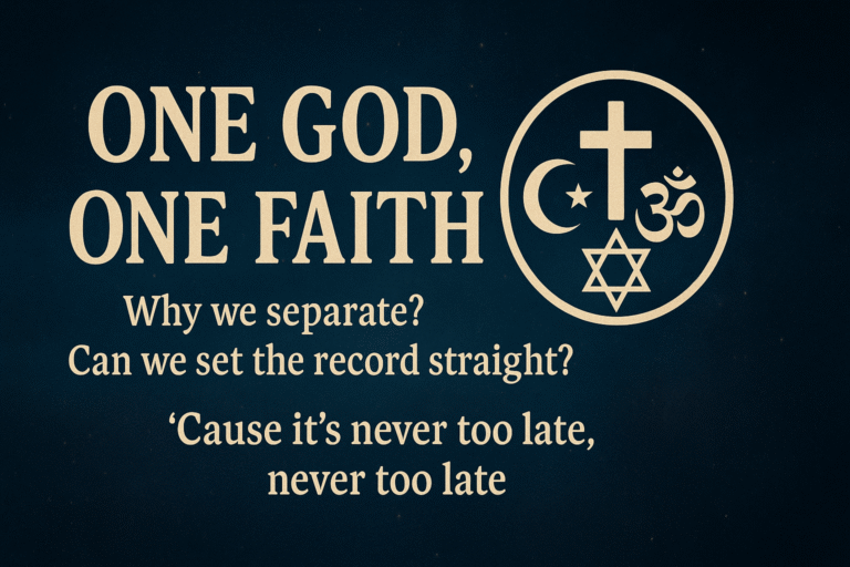 Mr. Onegodian – One God, One faith
