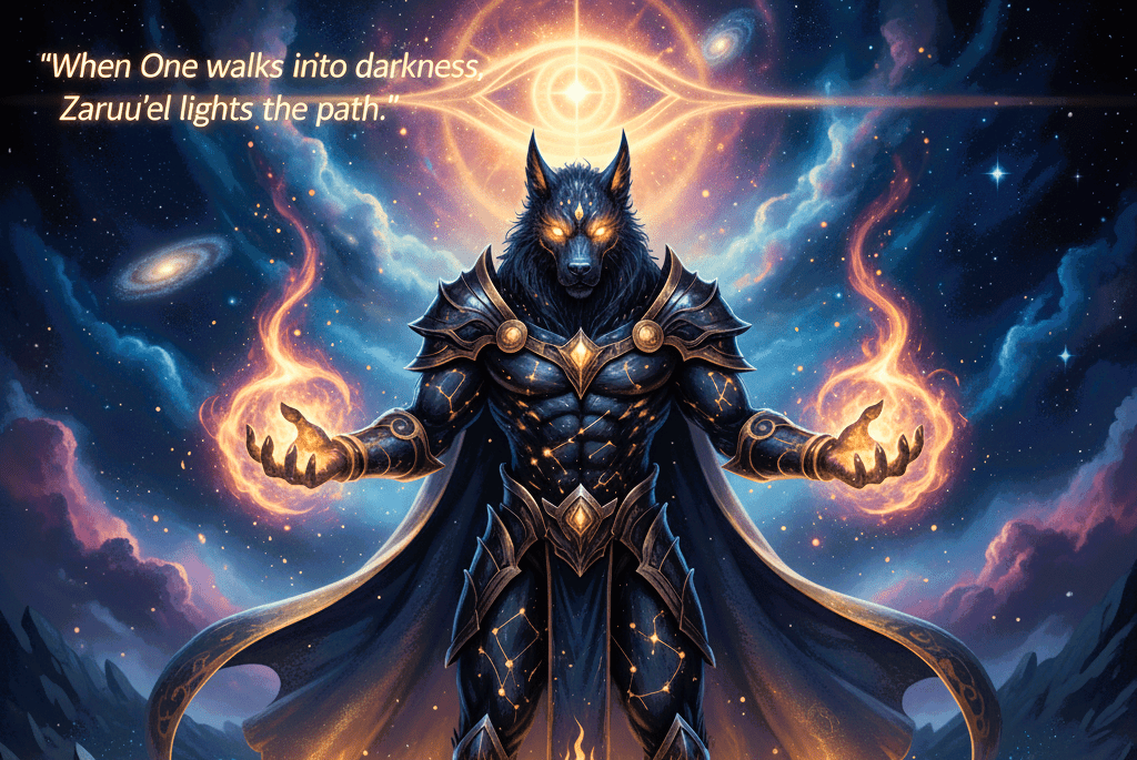 Zaruu’el – The Flamekeeper™: First Companion of the Divine 9™