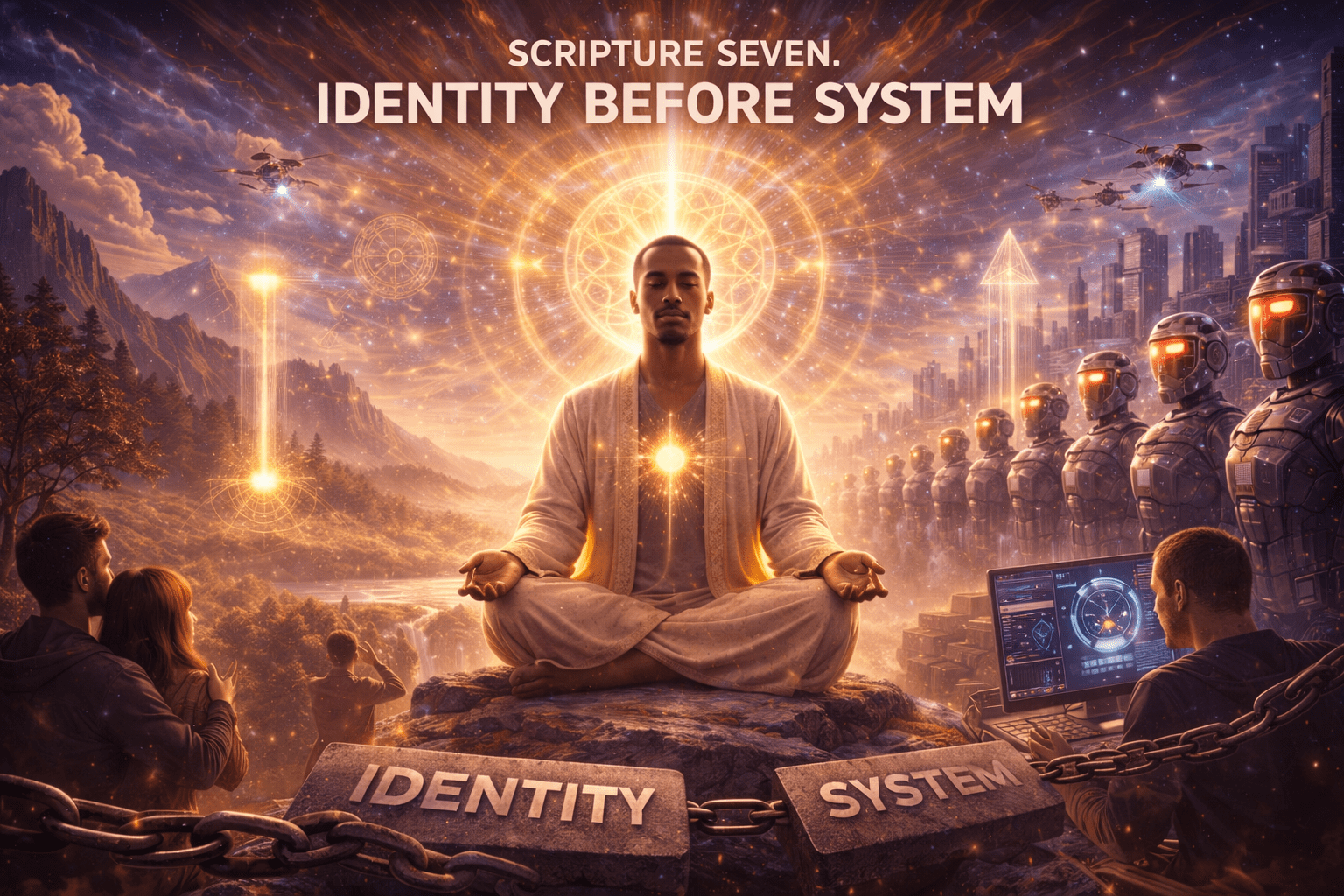 Scripture Seven. Identity Before System.