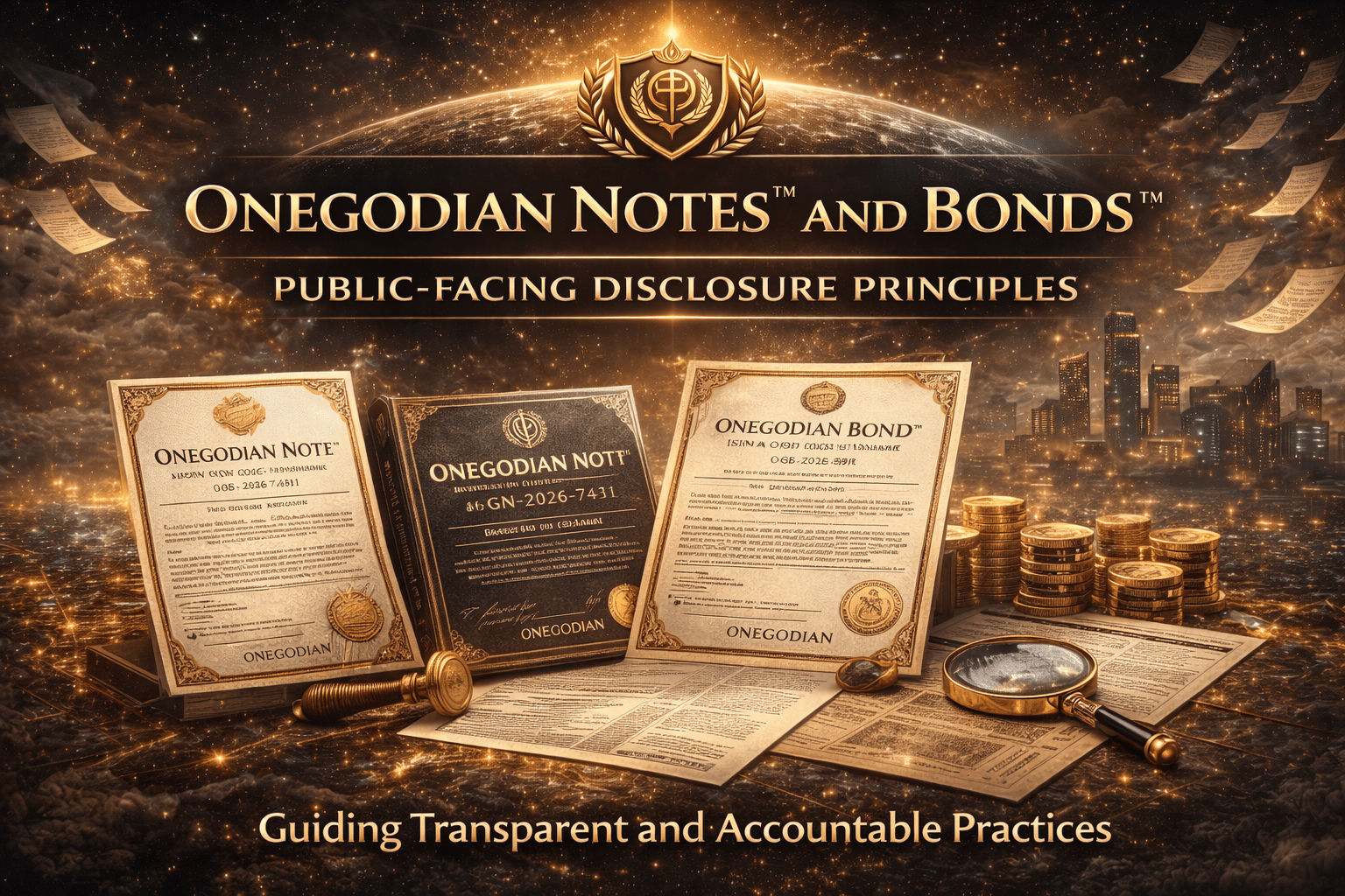 Onegodian Notes™ and Bonds™: Public-Facing Disclosure Principles