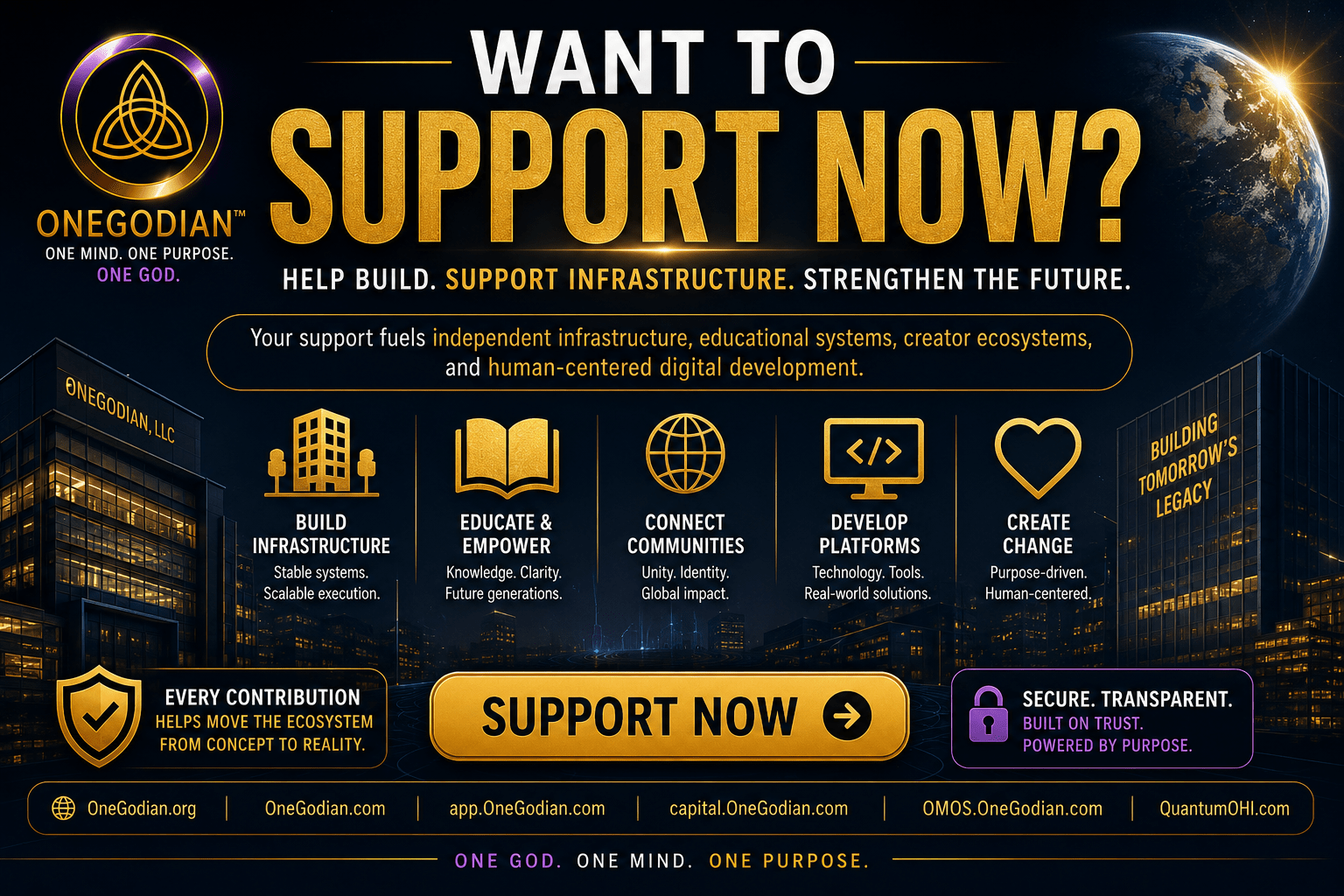 Want to Support Now?